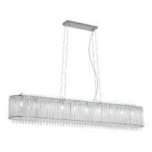 Acker Iron & Crystal 10 Light Pendant